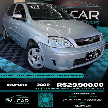 CHEVROLET CORSA 1.4 MPFI MAXX 8V FLEX 4P MANUAL CHEVROLET CORSA 1.4 MPFI MAXX 8V FLEX 4P MANUAL